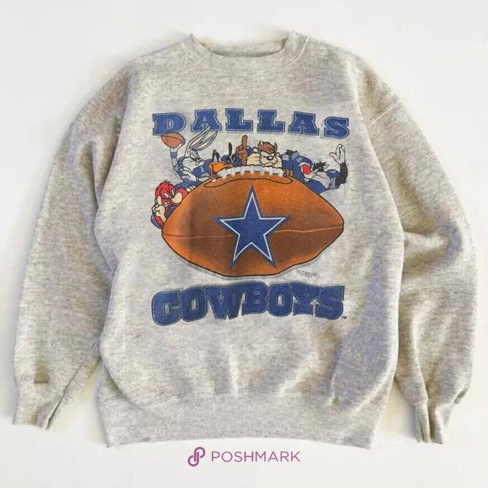 Dallas Cowboys Nfl Looney Tunes Unisex Sweatshirt Retro